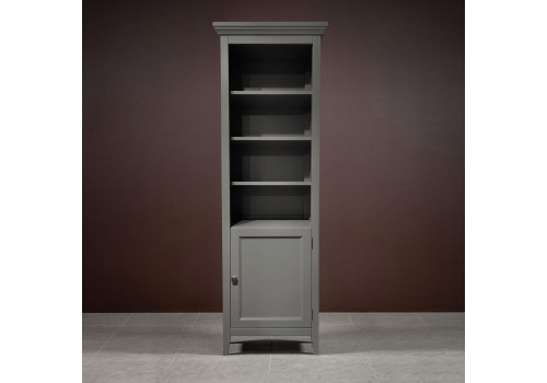 Стеллаж узкий правый Бруклин, Серый