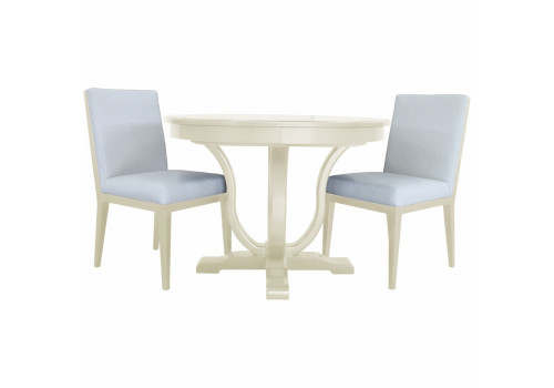 Стол круглый диаметр 110 Бруклин, Молочный