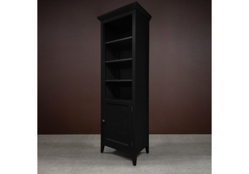Стеллаж узкий правый Бруклин, Черный