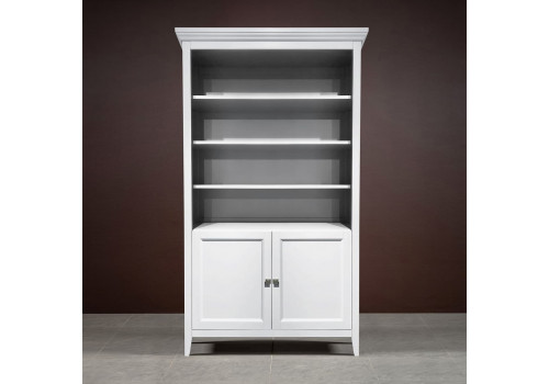 Стеллаж широкий Бруклин, Белый