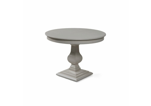 Стол круглый раскладной, вставка 40 см, Бруклин, Серый