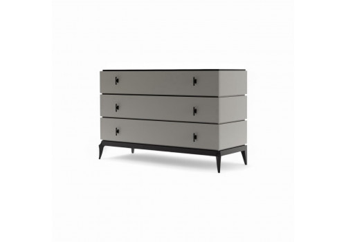 Комод Флоренция, Серый/Черный