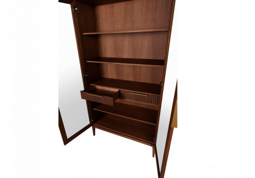 Витрина 2-х дверная Лайн, Дуб Честерфилд