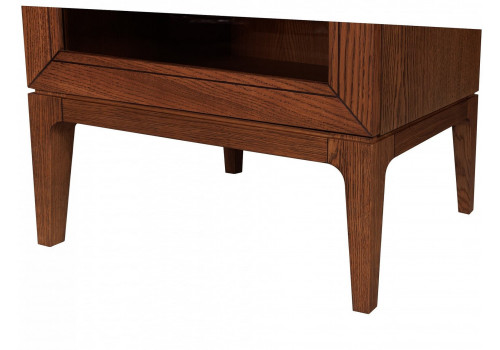 Витрина 1 дверная правая Лайн, Дуб Честерфилд