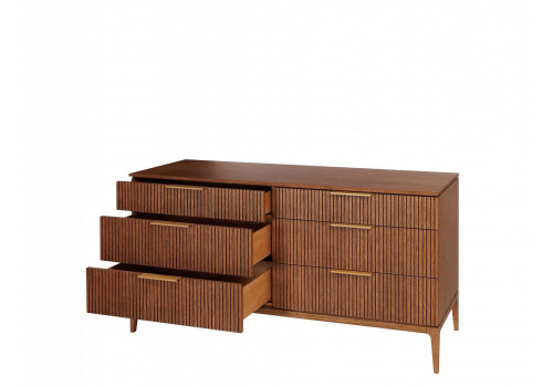 Комод 6 ящиков Лайн, Дуб Четерфилд