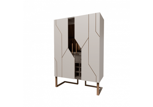 Бар витрина Малевич, Бежевый