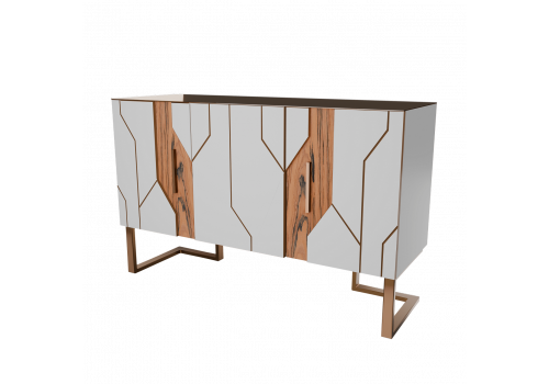 Комод 3 ств Малевич, Бежевый