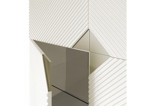 Комод высокий Моне Крем 4 ств