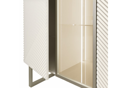 Комод высокий Моне Крем 3 ств