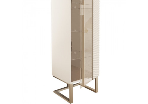 Витрина 1 дверная правая Моне, Крем