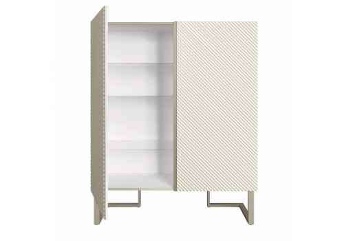 Комод высокий Моне Крем 2 ств