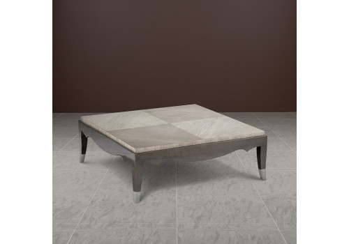 Столик журнальный квадратный Монте-Карло, Дуб дымчатый/пепельный