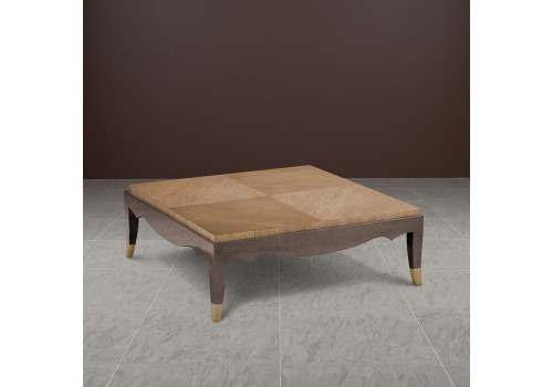 Столик журнальный квадратный Монте-Карло,  Дуб медовый/Дуб серокоричневый