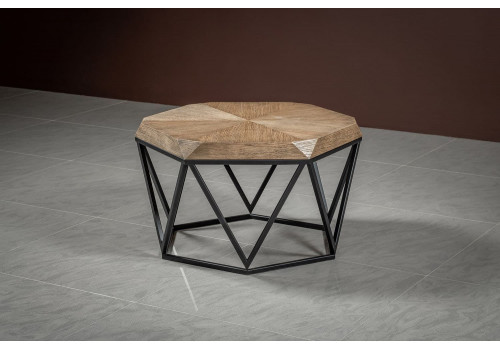 Столик Бруно Черный/Дуб медовый