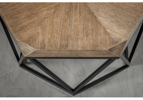 Столик Бруно Черный/Дуб медовый