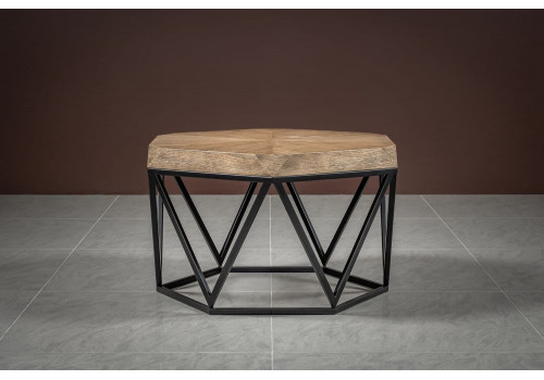 Столик Бруно Черный/Дуб медовый