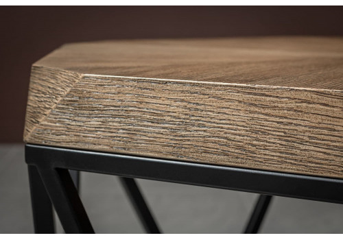 Столик Бруно Черный/Дуб медовый