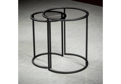 Столик Омега Черный диаметр 400 мм