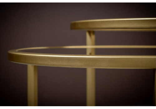 Столик Омега Латунь диаметр 400 мм