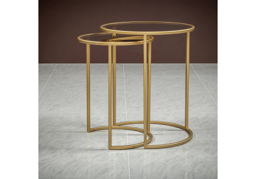 Столик Омега Латунь диаметр 400 мм