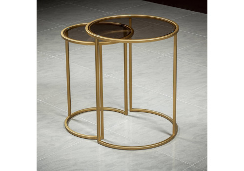 Столик Омега Латунь диаметр 400 мм