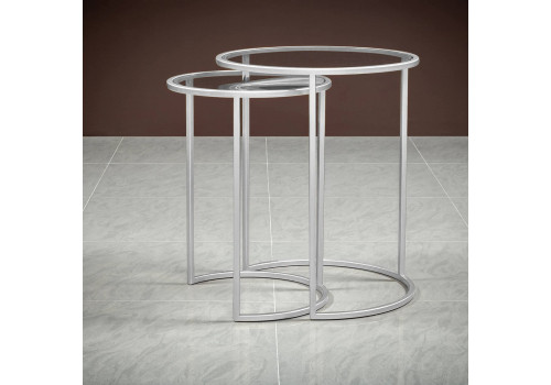 Столик Омега Хром диаметр 400 мм