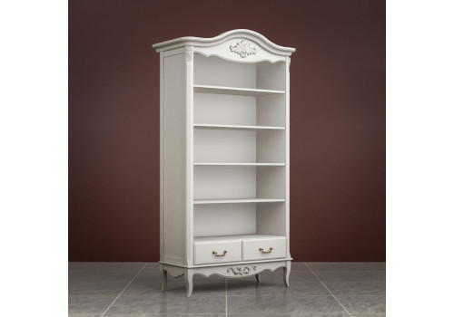 Стеллаж широкий Тиволи, Молочный