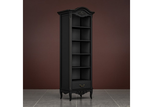 Стеллаж узкий Тиволи, Черный