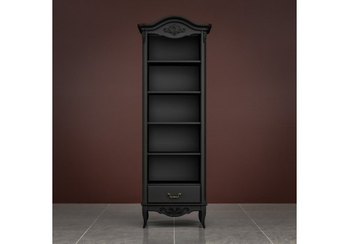 Стеллаж узкий Тиволи, Черный