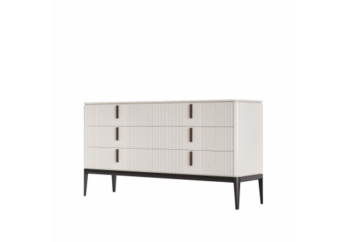 Комод большой Тревизо, Молочный