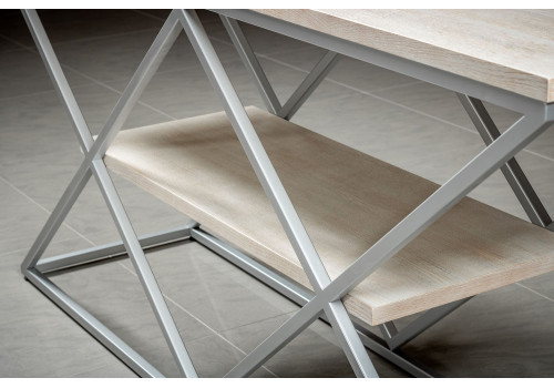 Консоль Гектор Серый/Выбеленный дуб