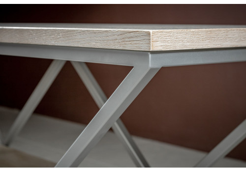 Консоль Гектор Серый/Выбеленный дуб