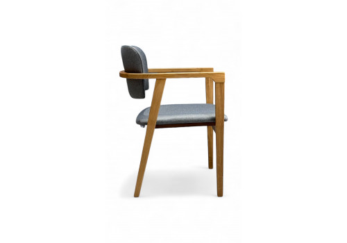 Стул мягкий Баросса серый