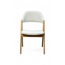 Стул мягкий Белфаст белый