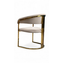 Стул мягкий Биен белый