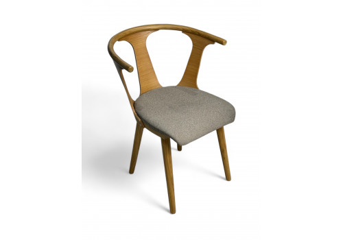 Стул мягкий Элиот серый