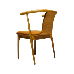 Стул мягкий Рига оранжевый