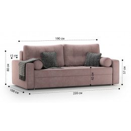 Диван  Бостон 2 прямой 234