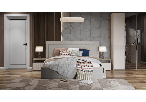 Кровать Афина бежевый 180х200