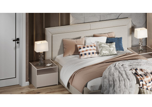 Кровать Афина бежевый 180х200