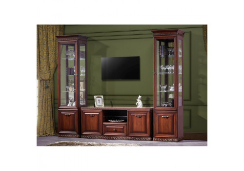 Гостиная Берта фарина орех (ТВ тумба, 2 пенала)