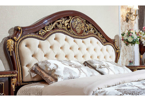 Кровать Даниэлла темный орех 180х200