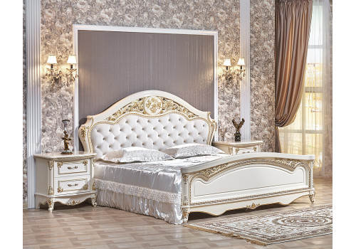 Кровать Даниэлла крем 180х200