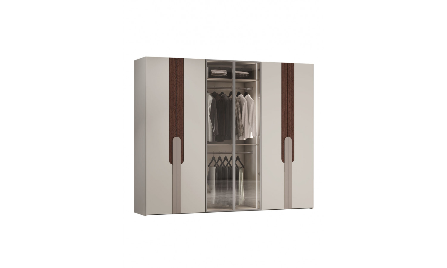 Шкаф Диана Венге серый кашемир 6-ств