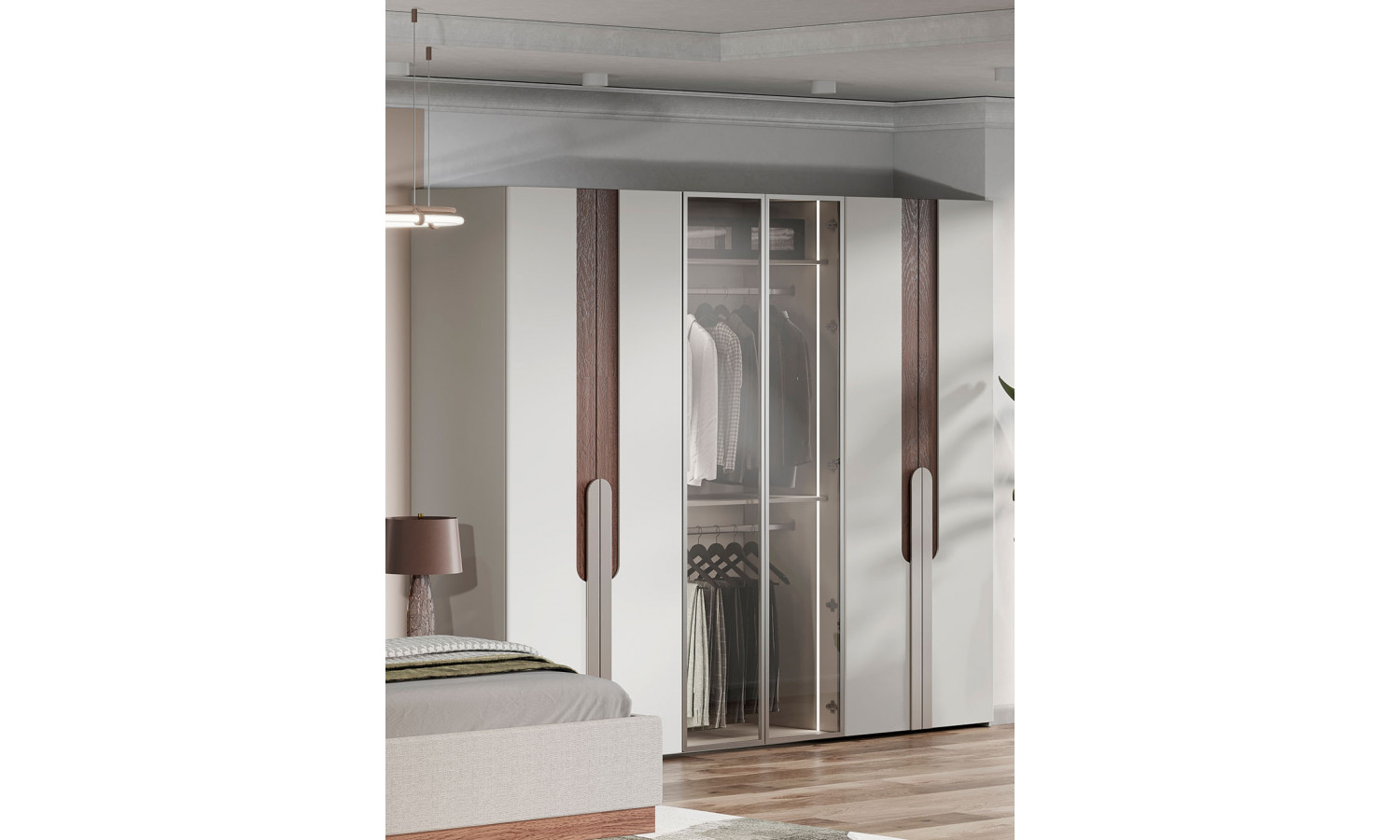 Шкаф Диана Венге серый кашемир 6-ств