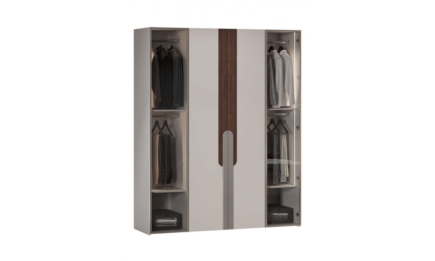 Шкаф Диана Венге серый кашемир 4-ств