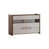 Комод Диана Венге, серый кашемир