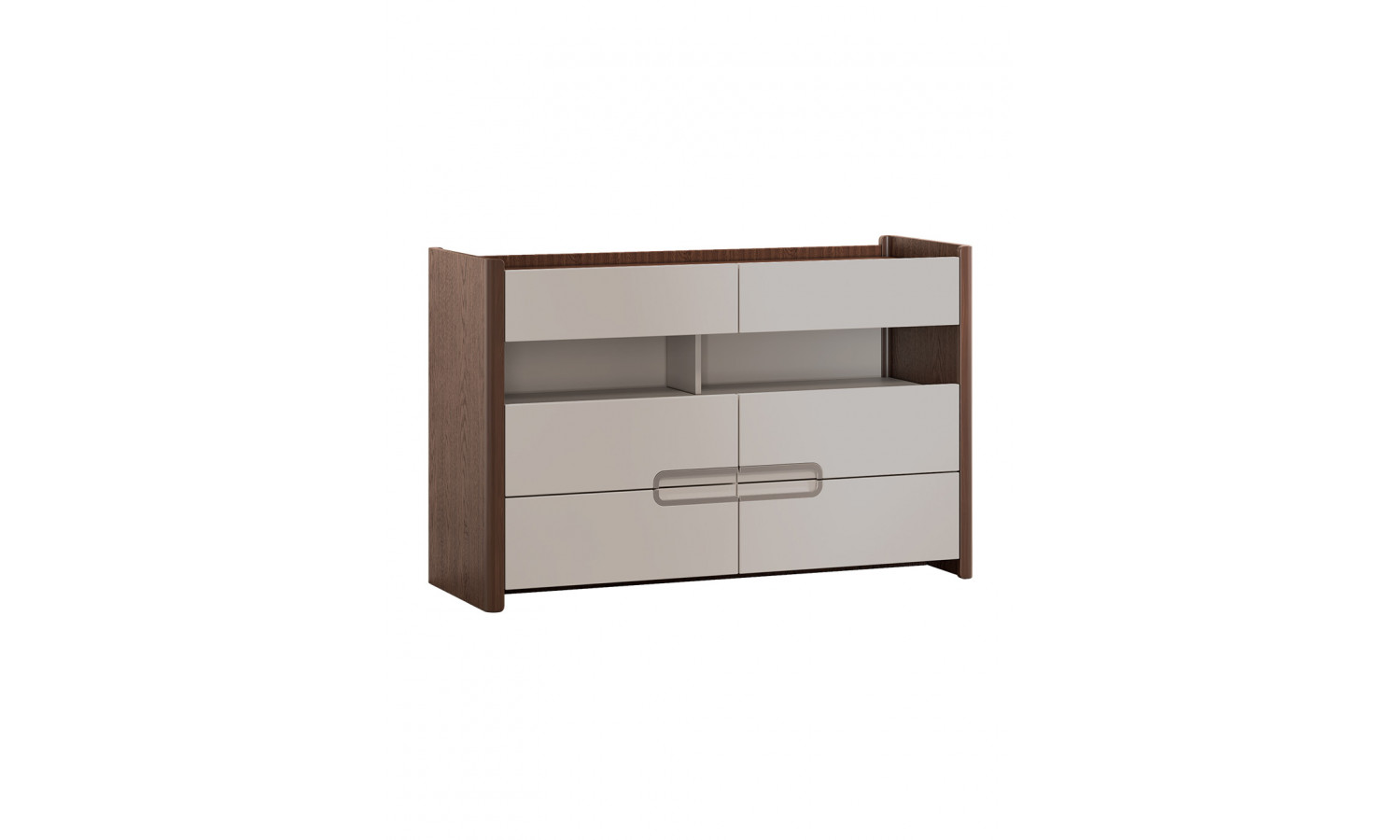 Комод Диана Венге, серый кашемир