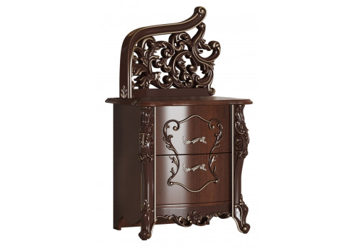 Тумба Джоконда Люкс темный орех прикроватная