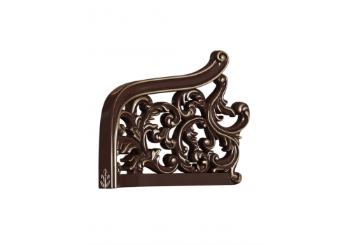 Декор изголовья кровати Джоконда Люкс Темный орех